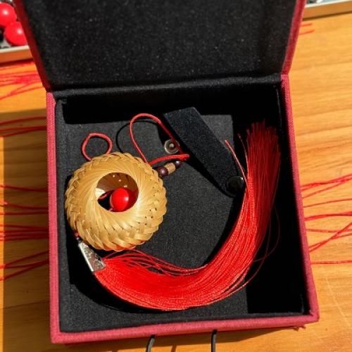 >Bamboo Peace Charm